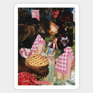 Teddy Bear's Picnic in Kansas Sticker